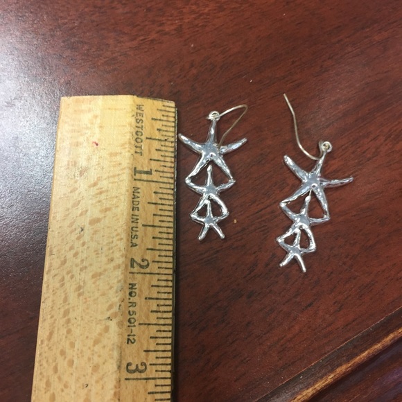 Starfish earrings - Picture 2 of 2